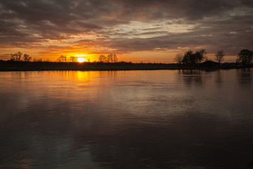 Fototapeta premium River Trent , Long Eaton , Great Britain
