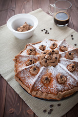 Cake to the coffee