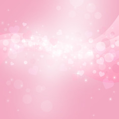 Beautiful light background to the Valentine's day