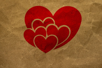 wrinkled paper craft