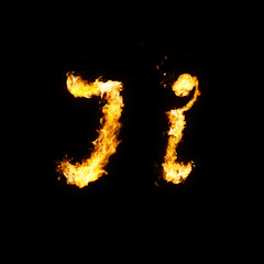 Fire font