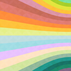 Abstract background with curvy multicolored stripes