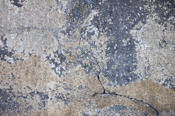 Wall of old abandoned house