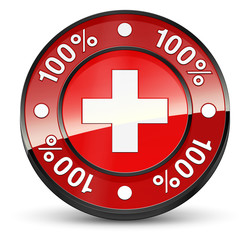 Obraz premium 100%_Swiss_Icon