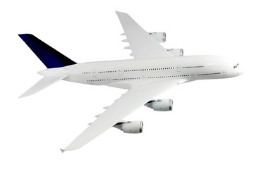 Obraz na płótnie Canvas Nowoczesny samolot na białym tle.
