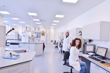 scientists working at the laboratory
