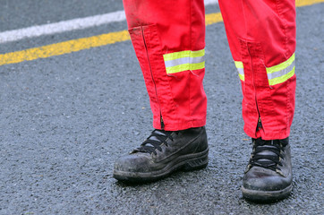 Red Cross volunteer