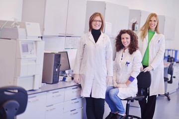 Obraz premium scientists working at the laboratory