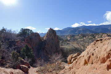 Red rock open space