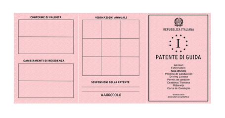 Patente di guida - obrazy, fototapety, plakaty