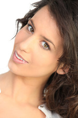 Obraz premium Brunette in studio
