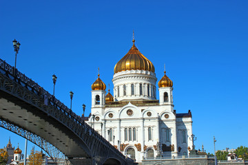 Fototapeta na wymiar Katedra Chrystusa Zbawiciela w Moskwie