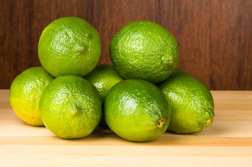Limes on a table