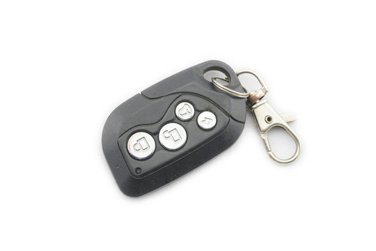 Car Remote Control With White Background