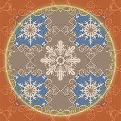 Christmas Wallpaper. Retro