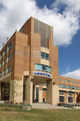 Modern hospital style building