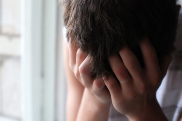 Fototapeta premium Sad Young Man