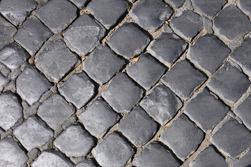 Texture of cobblestone.