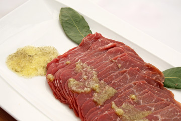 Carpaccio de boeuf