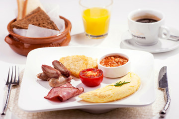 A traditional breakfast