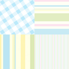 vector illustration of collection of seamless pattern