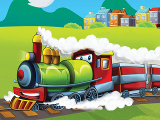 The cartoon locomotive © honeyflavour