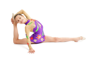 Young Girl Gymnast