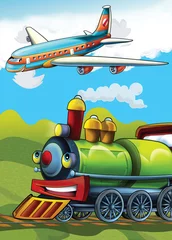  De locomotief en de vliegmachine © honeyflavour