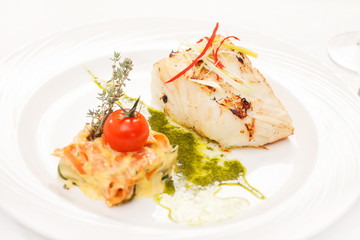 fish with vegetables