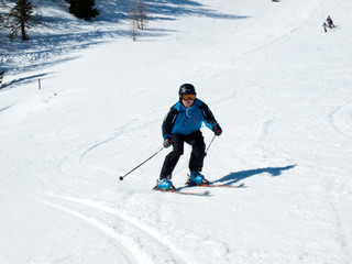 Fototapeta na wymiar Teren narciarski w Alpach
