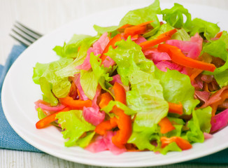 fresh vegetable salad