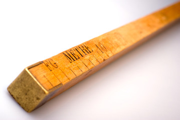 Tailor metre in wood