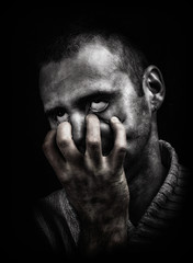 Fototapeta premium Damned person