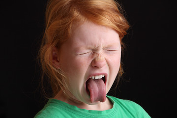 Angry girl