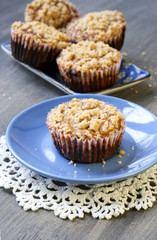 Apple streusel cupcakes
