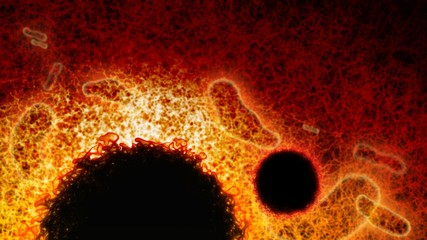 Fototapeta premium Abstract virus