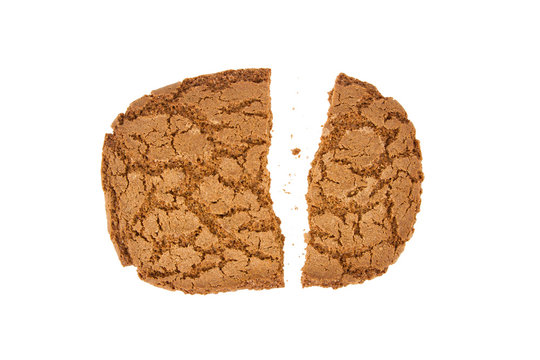 Broken speculaas biscuit, speciality from Holland