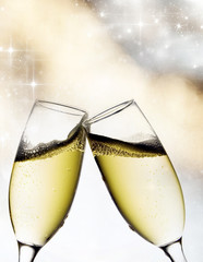 champagne glasses