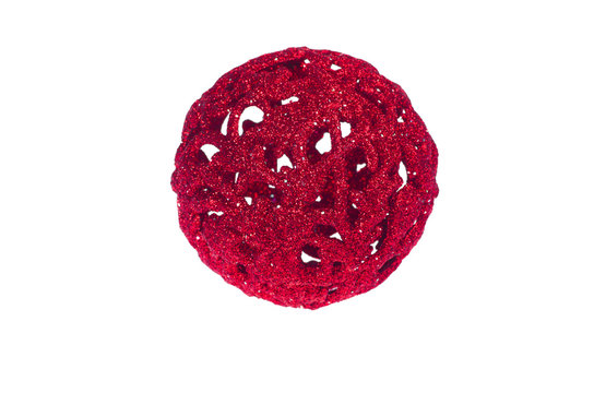 Christmas red bauble