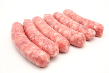 sausages isolated