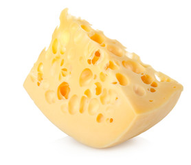 Dutch swiss cheese isolated