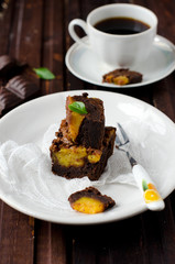 Brownie with lemon Kurdish