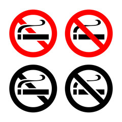 No smoking - symbols