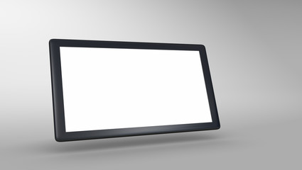 3D Tablet in Schwarz - Display frei