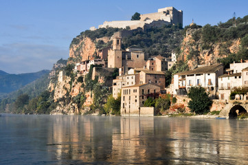 Miravet, Mediterranean town, Tarragona. (Spain)