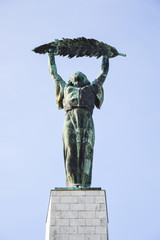 Statue of Liberty Gellert hill Budapest - Hungary