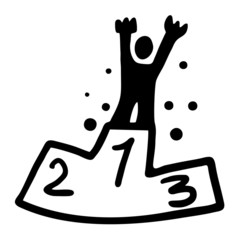 Obraz premium Winner sport