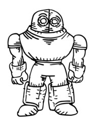 Robot cartoon