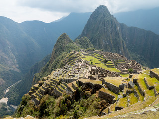 Machu Picchu in the Cusco region of Peru