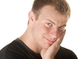 Obraz premium Uśmiechnięty mężczyzna Europejski